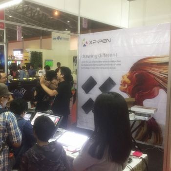 XPPen в Индонезии на фестивале Indocomtech