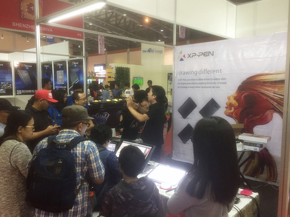 XP-Pen в Индонезии на фестивале Indocomtech