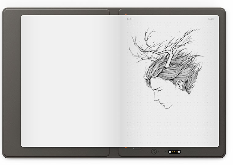 С XP-Pen Note Plus вы можете делать наброски на ходу и загружать свои работы в облако, а затем дополнять или улучшать их с помощью своего графического планшета.