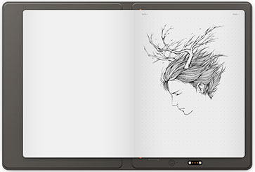 С XP-Pen Note Plus вы можете делать наброски на ходу и загружать свои работы в облако, а затем дополнять или улучшать их с помощью своего графического планшета.