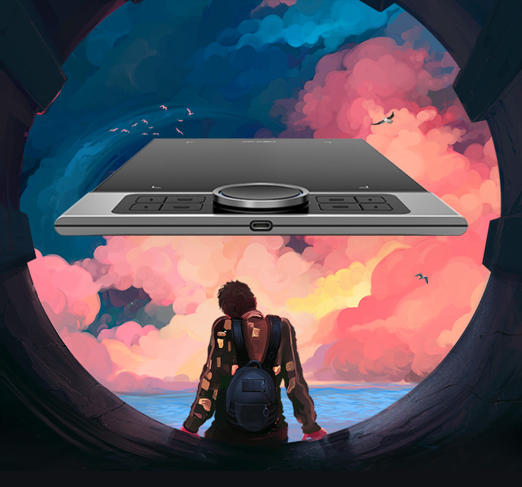 Discover New Creative Worlds by use XPPen Deco Pro Android drawing tablet professional