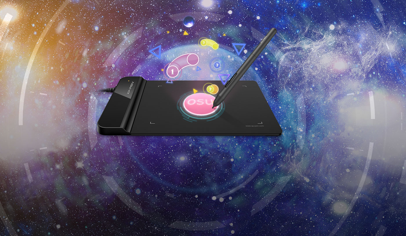 XP-Pen Star G430S entry level drawing tablet for OSU Game Play